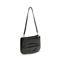 Diesel Black Calf Leather Bos Taurus Shoulder Bag