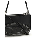 Diesel Black Calf Leather Bos Taurus Shoulder Bag