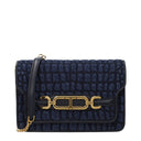 Tom Ford Blue Fabric Clutch Bag