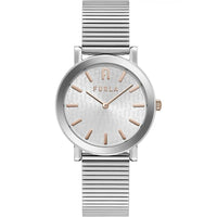 Furla Gray Stainless Steel Dress Watch