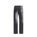 MM6 Black Cotton Straight-Leg Jeans