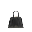 PINKO Black Calf Leather Bos Taurus Shoulder Bag