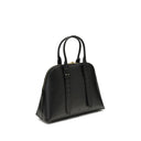 PINKO Black Calf Leather Bos Taurus Shoulder Bag