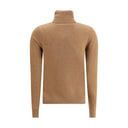 Max Mara Brown Wool Turtleneck