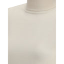 Max Mara White Wool Turtleneck