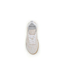 Pierre Hardy Cream Calf Leather Bos Taurus Low Top Sneakers