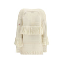 Moncler Grenoble Cream Polyamide Cardigan