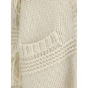 Moncler Grenoble Cream Polyamide Cardigan