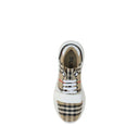 Burberry Beige Rubber Athletic Sneakers