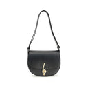 Burberry Black Calf Leather Bos Taurus Shoulder Bag