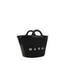 Marni Black Cotton Shoulder Bag