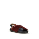 Marni Multicolor Calf Leather Bos Taurus Flat Sandals