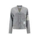 Thom Browne Gray Cotton Cardigan