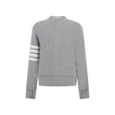 Thom Browne Gray Cotton Cardigan
