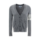 Thom Browne Gray Merino Wool Polo Shirt