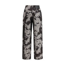 Fendi Black Cotton Straight-Leg Jeans