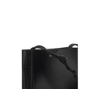 Jil Sander Black Calf Leather Bos Taurus Shoulder Bag
