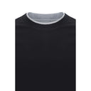 Brunello Cucinelli Black Cotton T-Shirt
