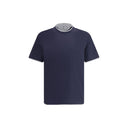 Brunello Cucinelli Blue Cotton T-Shirt