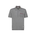 Thom Browne Gray Cotton Polo Shirt