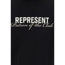Represent Black Cotton Sweatshirt