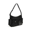 MCM Black Fabric Shoulder Bag