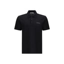 Givenchy Black Cotton Polo Shirt