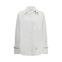 Thom Browne White Cotton Dress Shirt