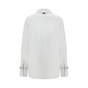 Thom Browne White Cotton Dress Shirt