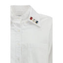 Thom Browne White Cotton Dress Shirt