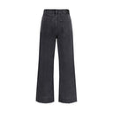 Chloé Black Cotton High-Waisted Jean