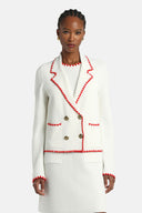 LS -COSMICA JACKET - CREAM/RED