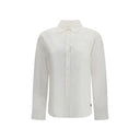 Max Mara White Cotton Dress Shirt