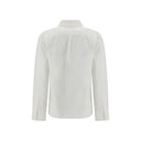 Max Mara White Cotton Dress Shirt