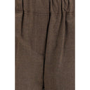 Max Mara Brown Wool Casual Pants