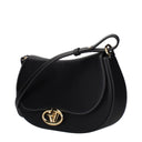 Valentino Garavani Black Leather Shoulder Bag