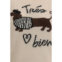 Max Mara Beige Marabou Sweatshirt