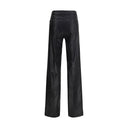 L'Agence Black Cotton Casual Pants