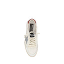 Golden Goose Cream Calf Leather Bos Taurus Low Top Sneakers