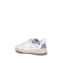 Golden Goose Gray Calf Leather Bos Taurus Chunky Sneakers