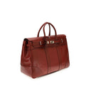 Brunello Cucinelli Bordeaux Calf Leather Bos Taurus Luggage And Travel