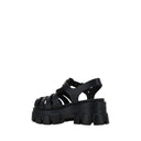 Prada Black Acetate Platform Sandals