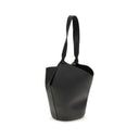 Khaite Black Calf Leather Bos Taurus Shoulder Bag