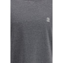 Brunello Cucinelli Gray Cotton Sportswear