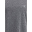 Brunello Cucinelli Gray Cotton T-Shirt