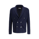Brunello Cucinelli Blue Cotton Cardigan