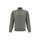 Brunello Cucinelli Bicolor Cotton Shortsleeve Shirt