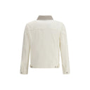 Brunello Cucinelli White Cotton Denim Jacket