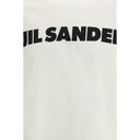 Jil Sander Cream Cotton T-Shirt