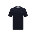 Brunello Cucinelli Blue Cotton T-Shirt